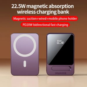 Magnetic Power Bank 22.5W Wireless Portable Charger for iPhone